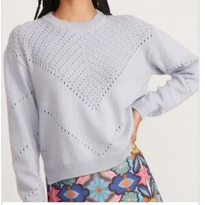 Marine Layer Light Gray Crew Neck Sweater